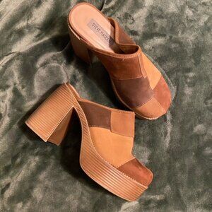 Steve Madden Patchwork Clogs